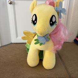 My Little Pony Build A Bear Fluttershy Stuffed Animal Toy With Accessories