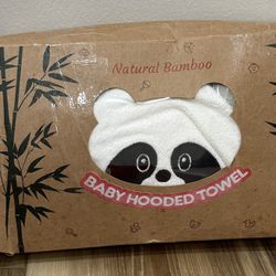 Natural Bamboo Baby Hooded Towel