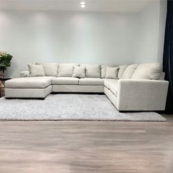 🔥GORGEOUS Sectional Couch Sofa. 🎁Brand New   💰$50 DOWN    🚛
