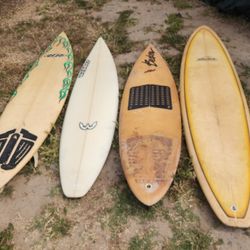 Surfboards They Range From $50 To $80