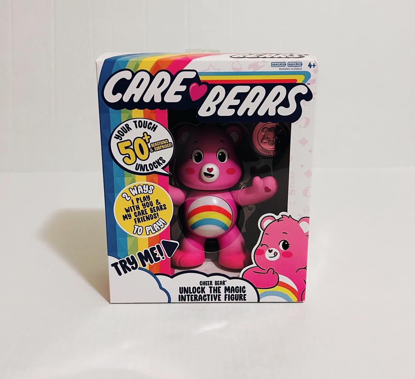 Care Bears Unlock the Magic Cheer Bear Interactive Figure