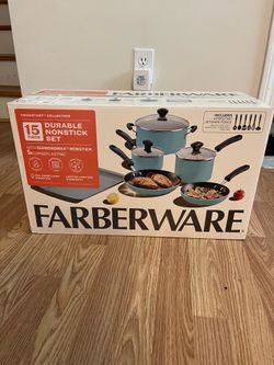 BRAND NEW 15 PIECE PAN SET. 🥘🍳.  NON STICK DIAMOND MAXX.  LAST SET!!!  WAS $129.99(SEE AD). SALE $60 🔥🔥🔥
