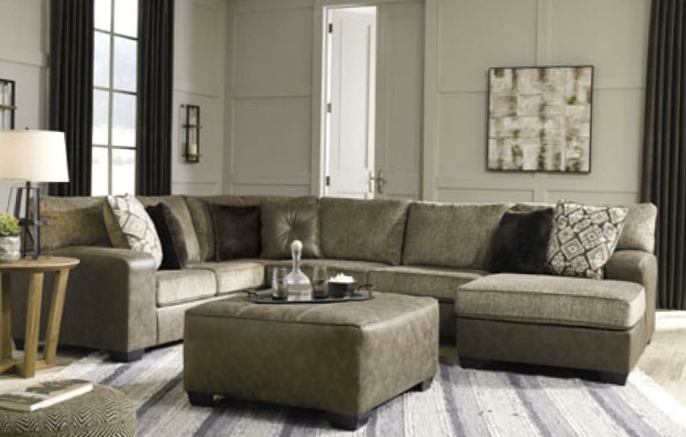 Brand New Plush Grey Sectional only