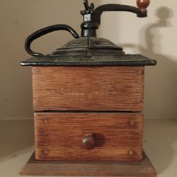 Antique Coffee Bean Grinder Very Nice Condition 