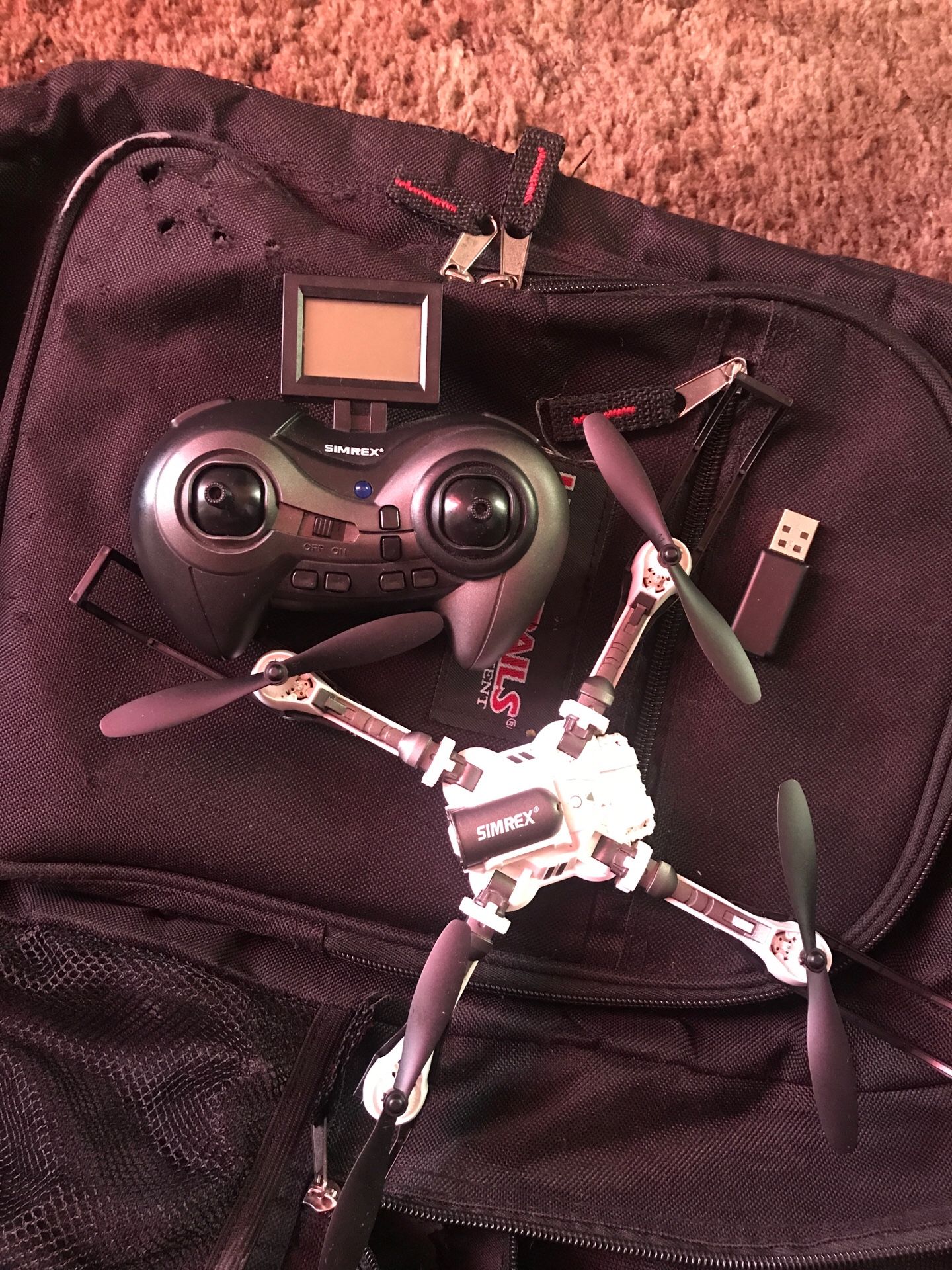 Drone with remote and charger