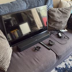 COMBO soundbar and TV