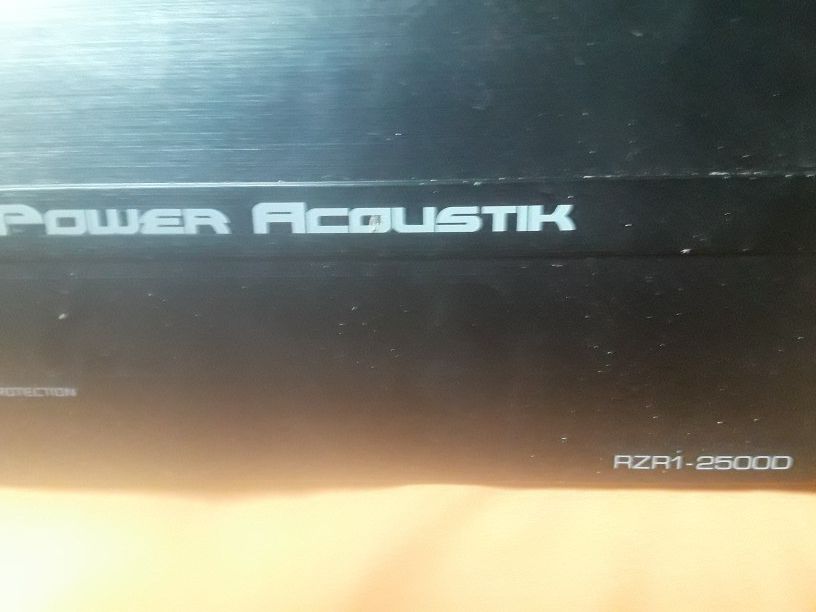 Power acoustic 2500 watt monoblock