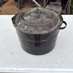 Large Black Pot