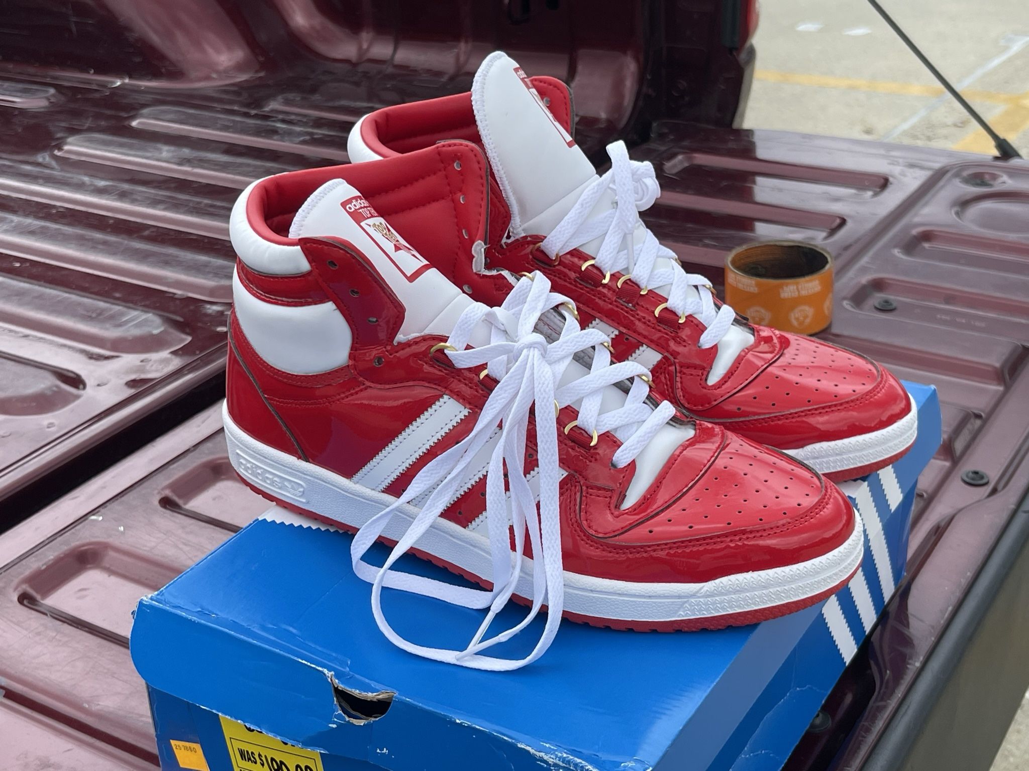 Adidas TOP Ten RB Better Scarlet Red Size:13