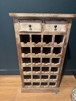 Wine rack  44” h x 24” w x 12 1/2” d