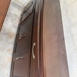 Solid wood cabinet accepting offers