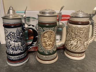 Antique Avon Beer Mugs 
