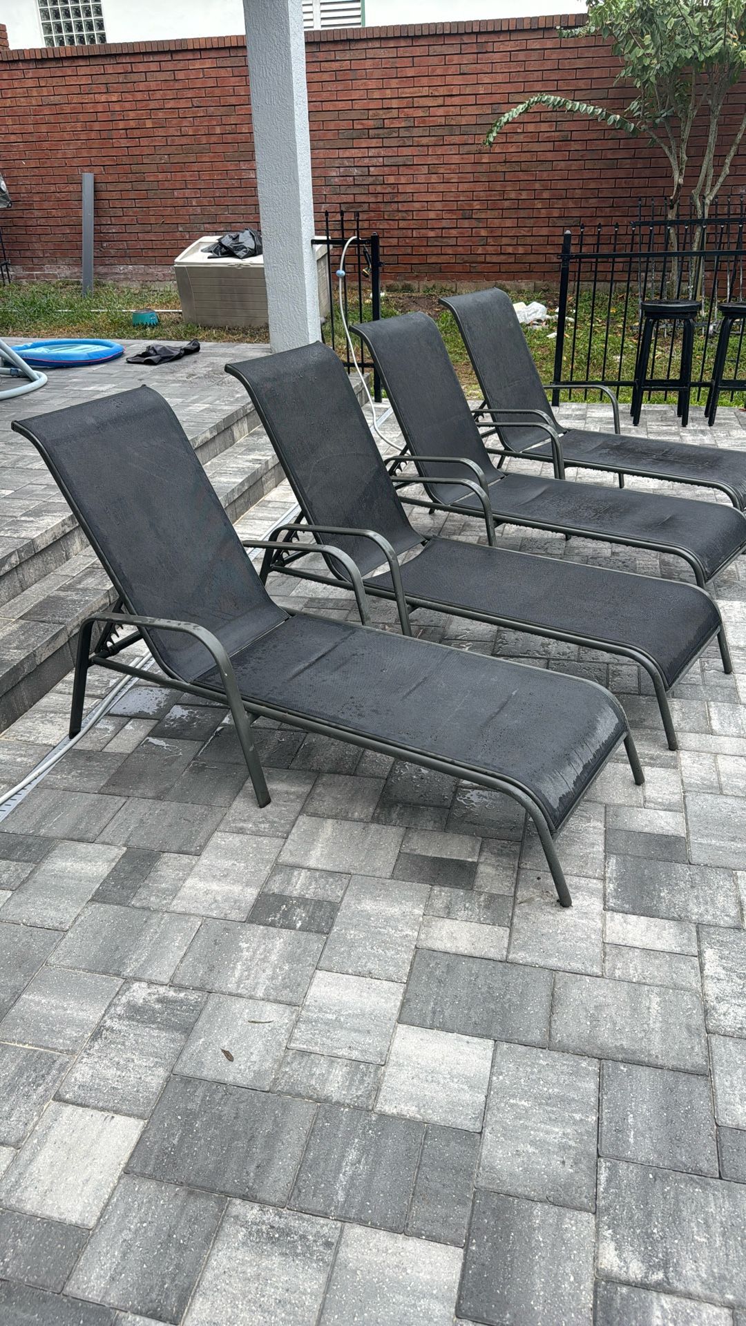 Pool Lounge Chairs 1 Year Used