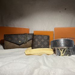 3 Pc Wallet and Belt set