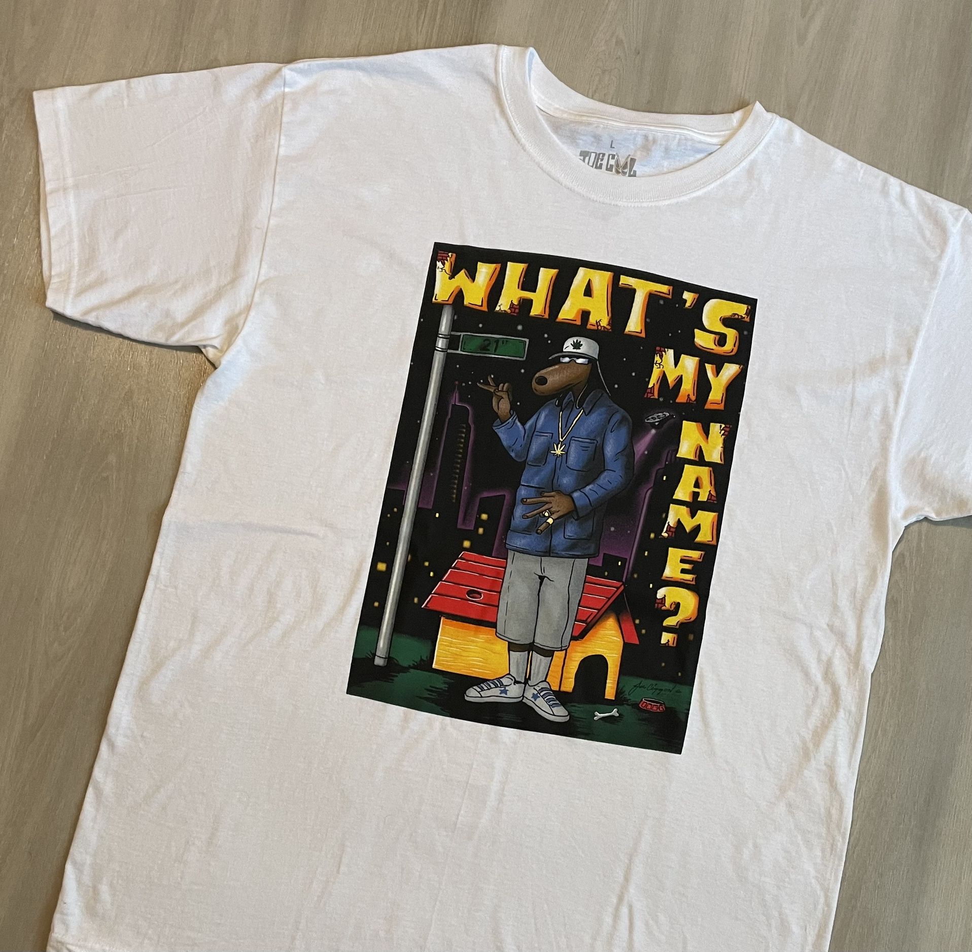 Snoop Dogg West Coast Rap T-Shirt Tha Dogg Collection JOE COOL Mens Size L