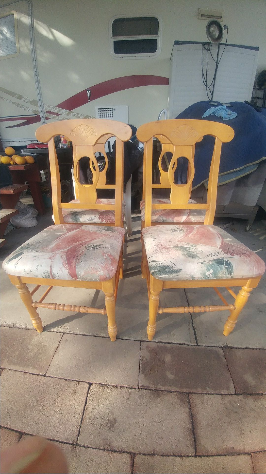 Hardwood chairs