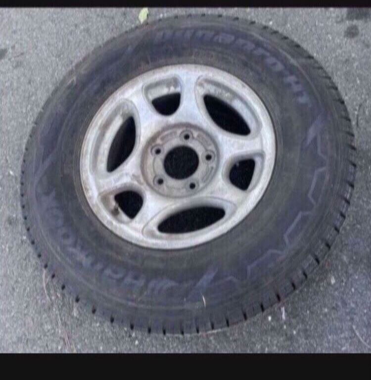 1 - 245/75r16 5x135 5x5.31 Ford F-150 Expedition Wheel Tire Good 80% Treads!!!!!!!!!!!!!!