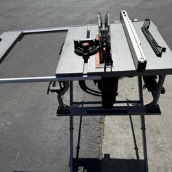 10” Rigid Electric Table Saw (R4158)  With Attachable StandRigid 