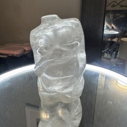 Clear Quartz Pregnant Goddess