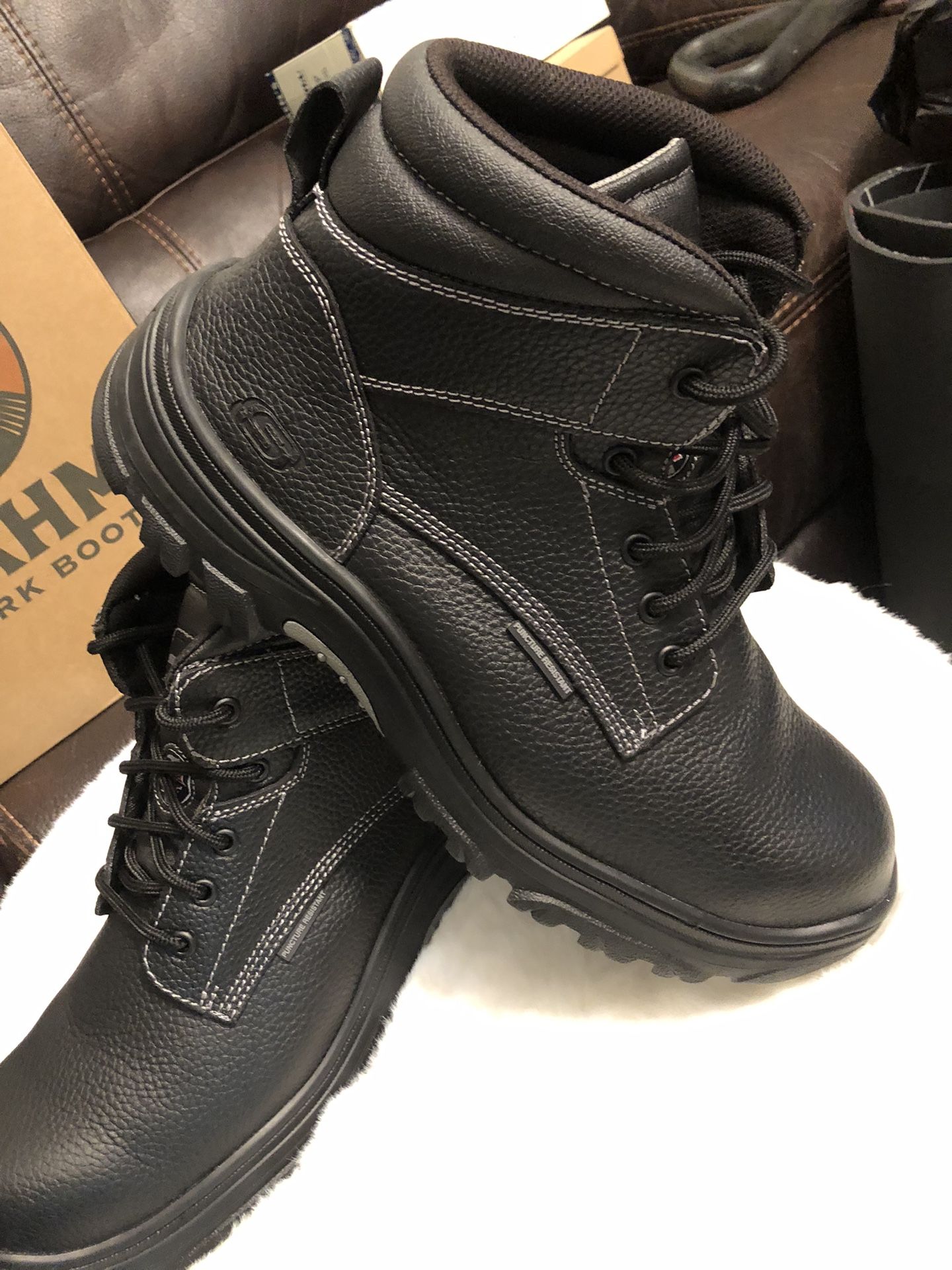 Steel Toe Boot Skechers Memory Foam Boots SKECHERS WORKSHIRE