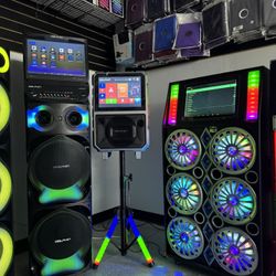 Karaoke Bluetooth Screen Speakers starting with $249 