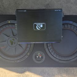 Kicker Subwoofer And Amp