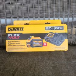 Dewalt 6.0ah Flexvolt Battery And Charger 