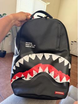 Spray ground backpack