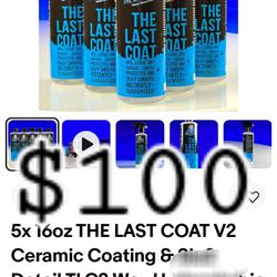 The Last Coat 16Oz. Bottle,  Retails For $39 Each One
