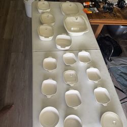 Vintage Corning Ware Cornflower Blue Set – 17 Pieces (7 Lids) – $150 FIRM