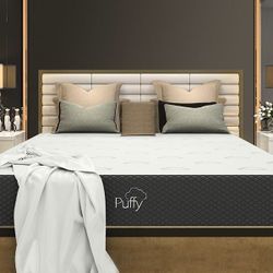 Queen Size Mattress Memory Foam Puffy Of 12” Inches Thick Firm New From Factory Wrapped in Plastic Same Day Delivery 