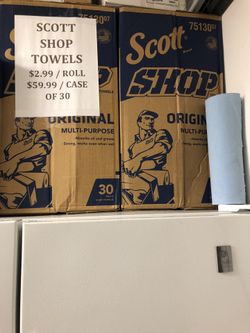 Shop Towels By The Roll Or By The Case