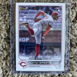 Baseball Card Rookie - Hunter Greene 