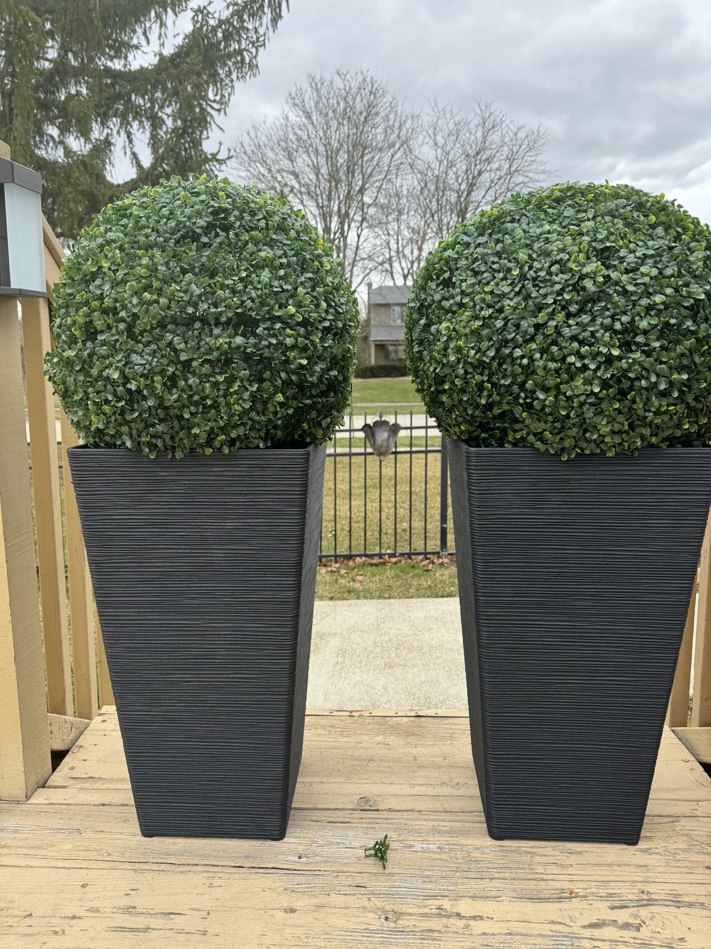 Very nice to plant decoration outdoor with the green include for both