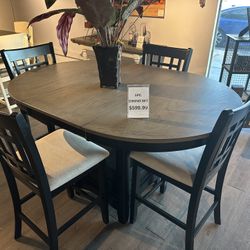 5PC Counter Height Dining Table 
