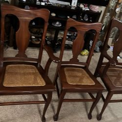 3 Vintage Mahogany Chairs