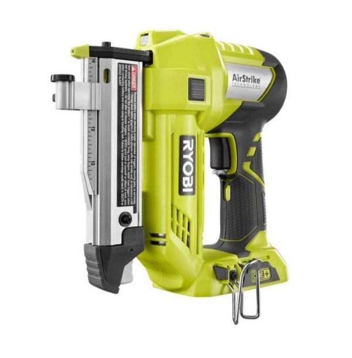 RYOBI 18 Volt ONE+ Lithium Ion Cordless AirStrike 23 Gauge 3/8