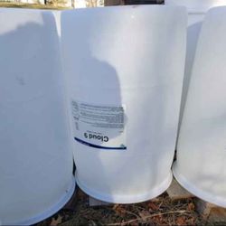Plastic 55 Gallon Barrels 