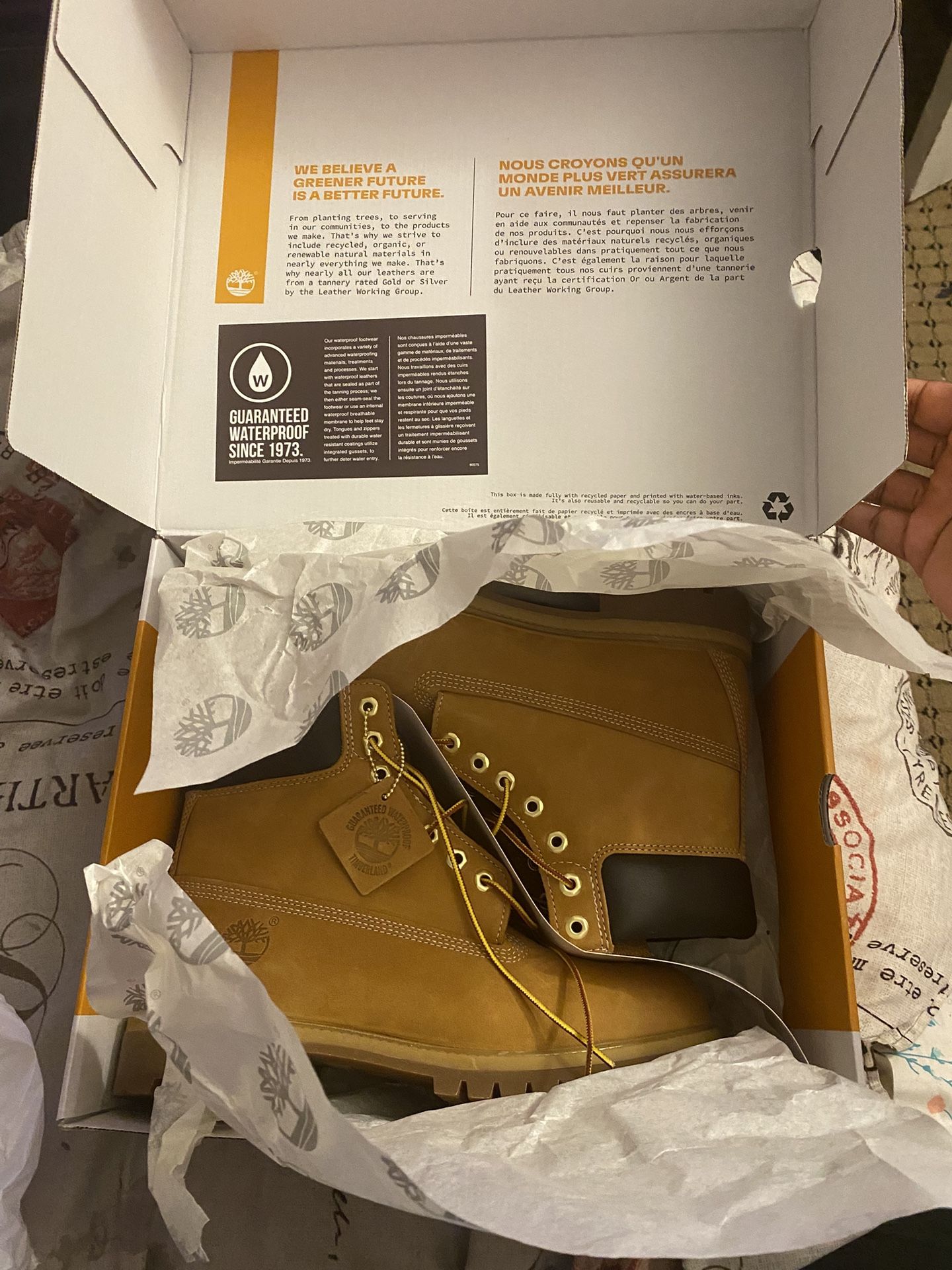 MENS TIMBERLAND BOOTS SIZE 10 NEVER WORN