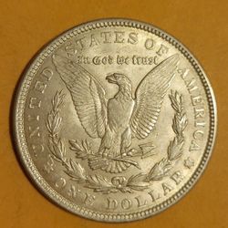 Uncirculated 1921-P Morgan 90% Silver Dollar Coin