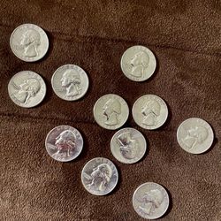 Silver Quarters BU 
