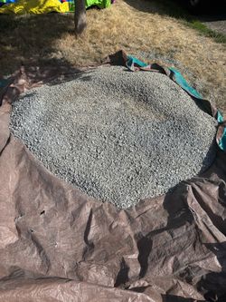 Free 1/4” Rock - 1/2 yard