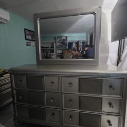 Dresser And Mirror