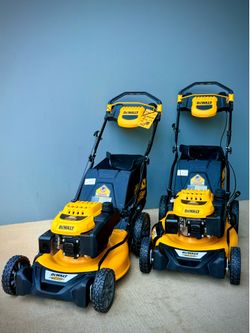 Brand new Dewalt 21 in. 196cc E-GOV Engine 3-in-1 Gas RWD Self-Propelled Lawn Mower with High Rear Wheels