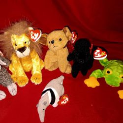 Original Beany Baby Lot Of 7