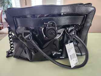 Black MICHAEL KORS Handbag "Hamilton Frame Out"