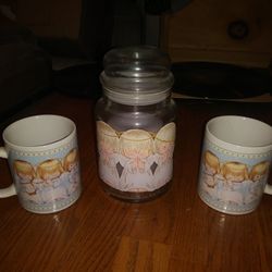 HMK LIC decorative Angel mugs coffee cups candle holder vase urn