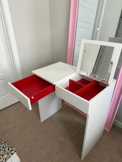 White desk