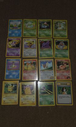 Vintage Pokemon cards