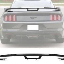Fits 15-22 Ford Mustang 2018+ Performance Pack Style Trunk Spoiler Gloss Black